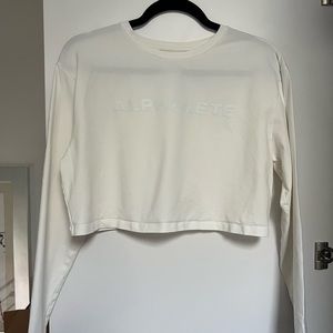 Alphalete Core long sleeve crop - Size M